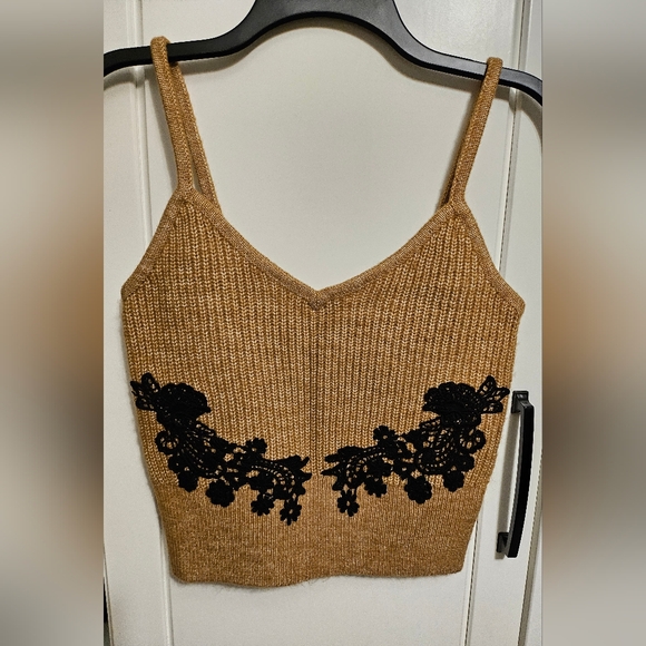 Express Sweaters - Express Crop Sweater Tank Top